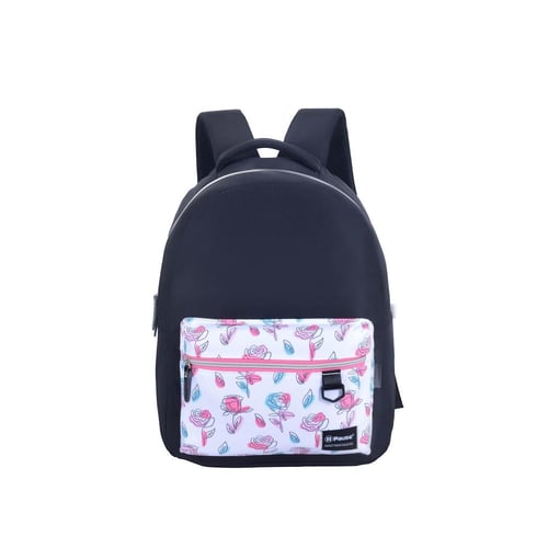 بوز شنطة ظهر17"مع مقلمية اسود ورود