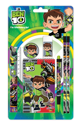 Ben10 stationery toolset 7 pieces – a lively set f...