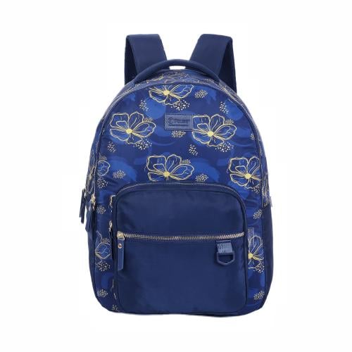 بوز شنطة ظهر18"مع مقلميةفراشات ازرق