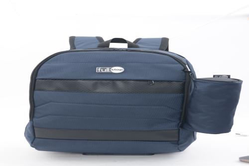 فل ستوب شنطة ظهر19"مع مقلميةكحلي وجلد