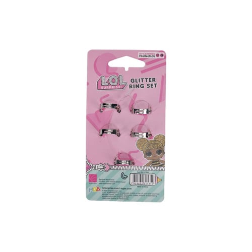 لول رينبو ماكس خواتم معدنية للبنات – 5 قطع، ( درزن...