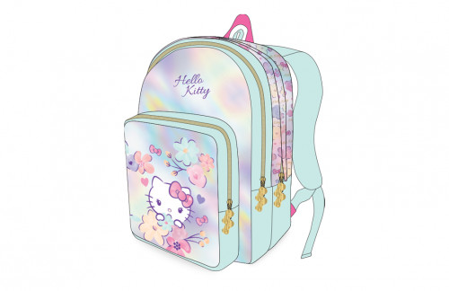 هيلوكيتي شنطة ظهر مدرسية للفتيات 18 بوصة مع مقلمة...