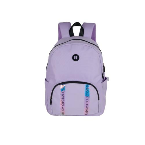 بوز شنطةظهر17" بنفسجي ومقلمية