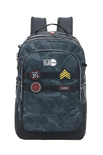 فل ستوب شنطة ظهر19"جيشي زيتي مع مقلمية