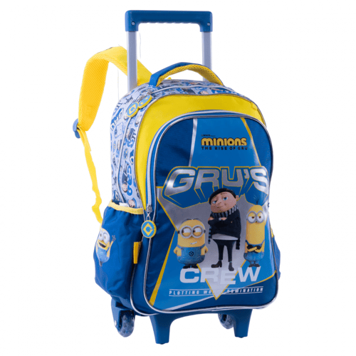 مينيونز شنطة ترولي مدرسية للبنات والأولاد 16 بوصة...