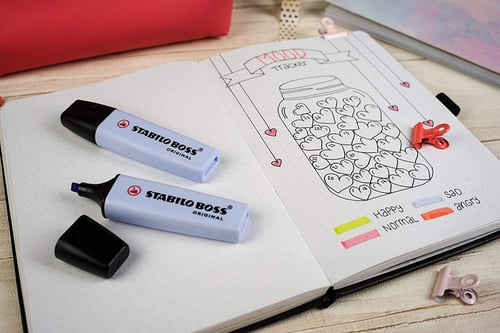 ستابيلو- مظهر بوس باستيل باكيت 10 حبات - لون ازرق