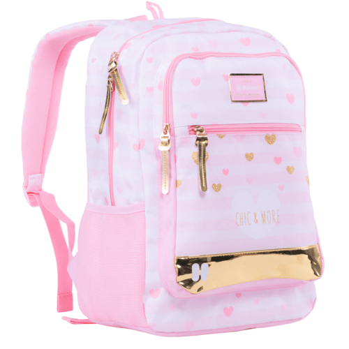 بوز شنطة ظهر للطلاب مقاس 17.5 بوصة ، جيب رئيسية وج...