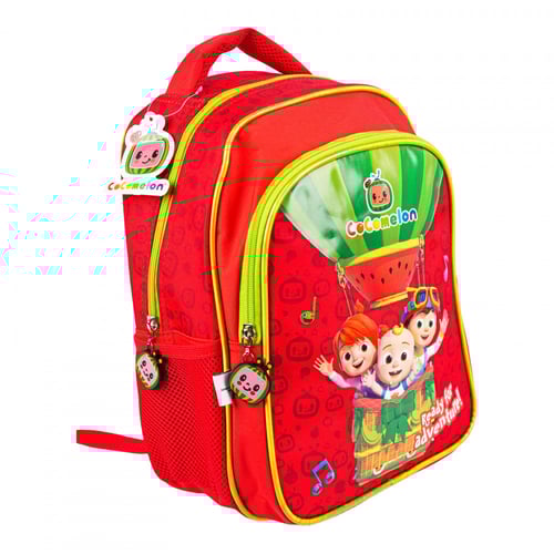 شنطة ظهر كوكوميلون13انش احمرواخضر