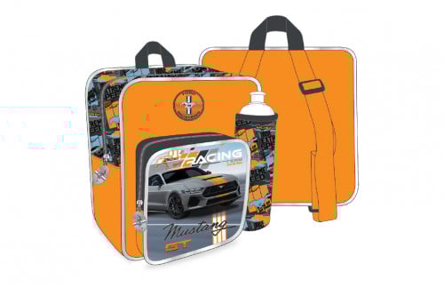 موستنج شنطة ظهر مدرسية للأولاد 11 بوصة , مع زمزمية...