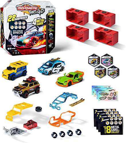 تون ابز -4 سيارات معدنية ومجموعة مفاجآت