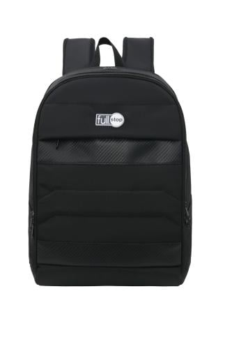 فل ستوب شنطةظهر19"مع مقلميةاسود وجلد