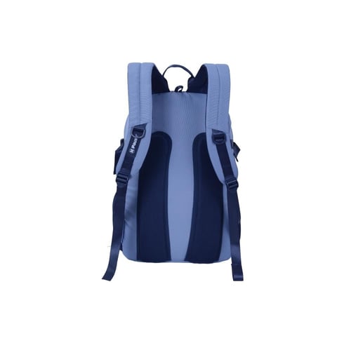 بوز شنطةظهر18" رمادي ثلاث خطوط ومقلمية