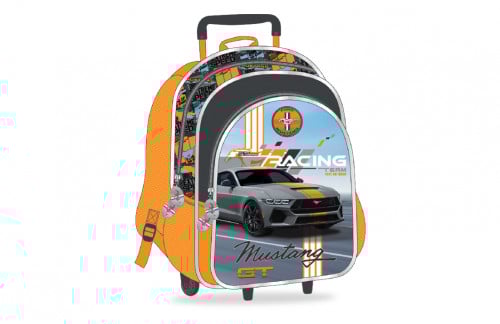 موستنج شنطة ترولي مدرسية للأولاد 13 بوصة ، بجيب رئ...