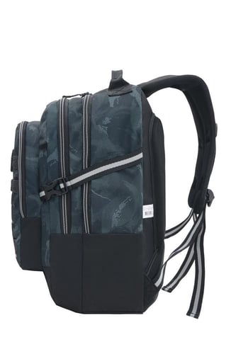 فل ستوب شنطة ظهر19"جيشي زيتي مع مقلمية