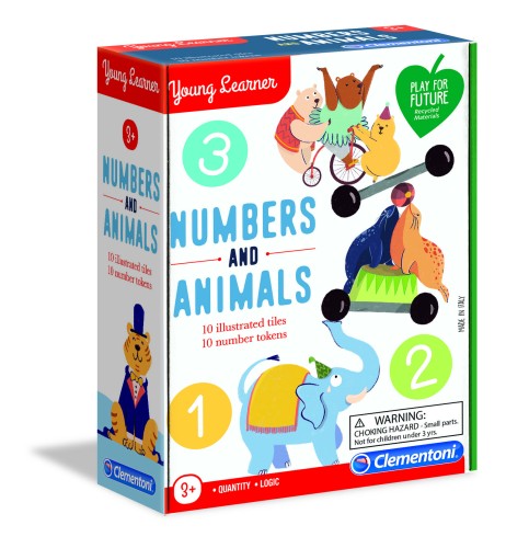 كلمنتوني - لعبة تعليم الأرقام والحيوانات