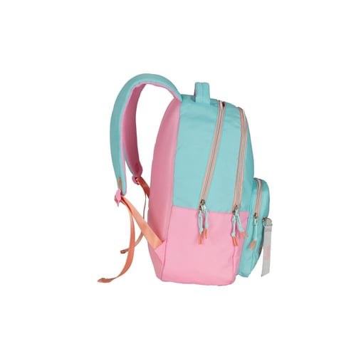 بوز شنطة ظهر18"مع مقلميةتيفاني وردي زهور