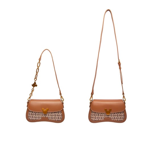 دزني شنطة كتف ميني ماوس بني فاتح