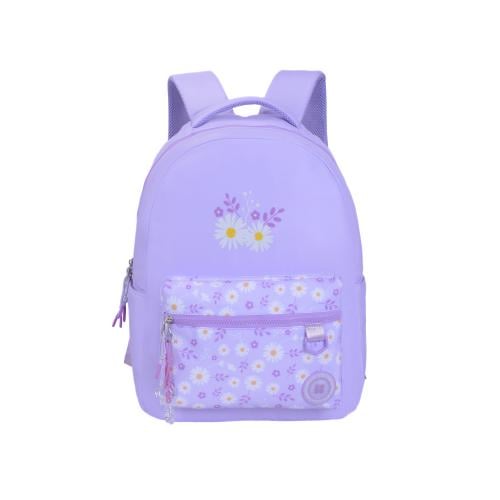 بوز ششنطة ظهر17"مع مقلمية زهور بنفسجي