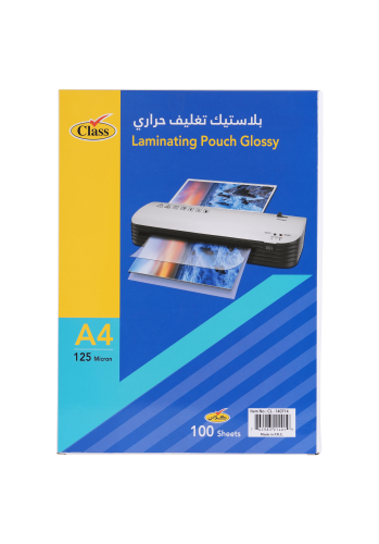 كلاس بلاستيك تغليف حراري بلمسة لامعة 125 ميكرون، ب...