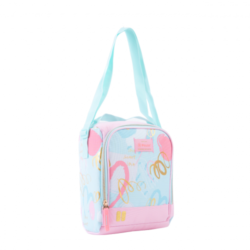 بوز شنطة ظهر أنيقة للطلاب مقاس 17.5 بوصة ، جيبين ر...