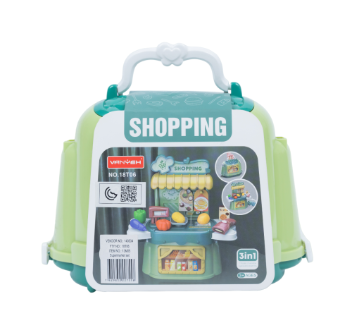 مجموعة التسوق للأطفال 24 قطعة، مجموعة لعب الأدوار...