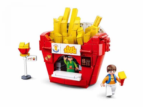 سلوبان قطع تركيب زواية مطعم بطاطا مقلية 320 قطعة