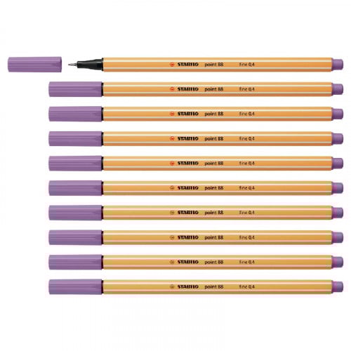 ستابيلو- فاينلاينر بوينت 88 باكيت 10 أقلام لون بنف...