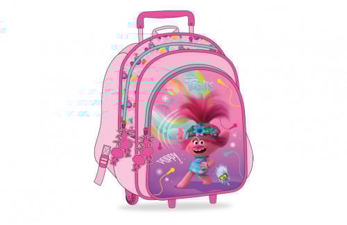 ترولز شنطة ترولي مدرسية للبنات 13 بوصة ، بجيب رئيس...