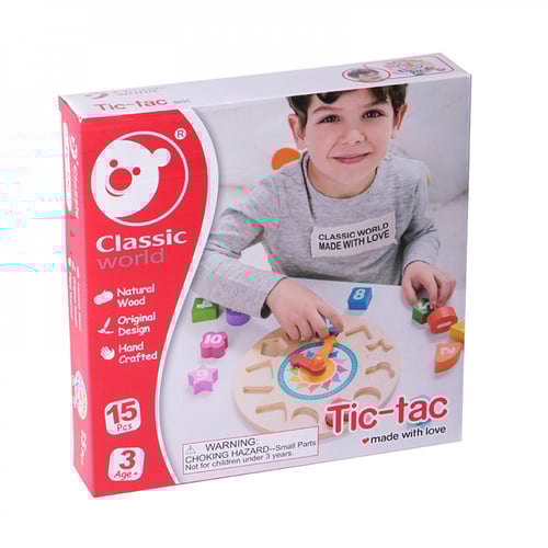 كلاسيك ورلد- لعبة الساعة الخشبية