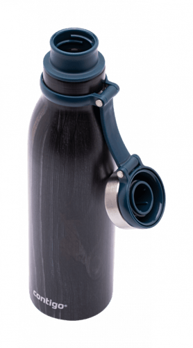 كونتيجو زمزمية ستانلس590مل خشبي موف