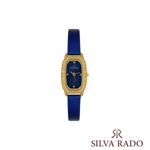 ساعة silva rado جلد إيطار كرستال
