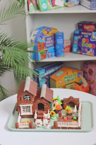 اصنع منزلك بالبلوك الطبيعي380 قطعه