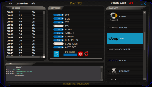 برنامج التعديل DaVinci Deluxe – Automotive Calibra...