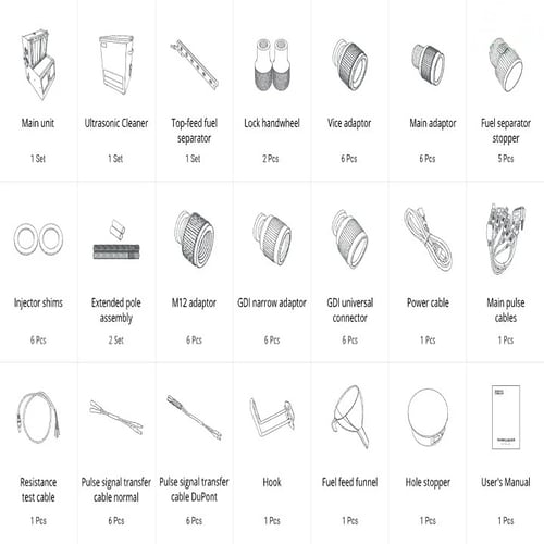 THINKCAR GDI 100 منظف البخاخات