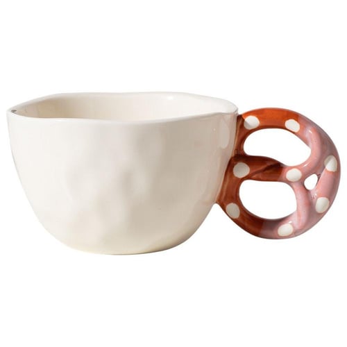 كوب بمقبض بسكويت بدون صحن 280مل