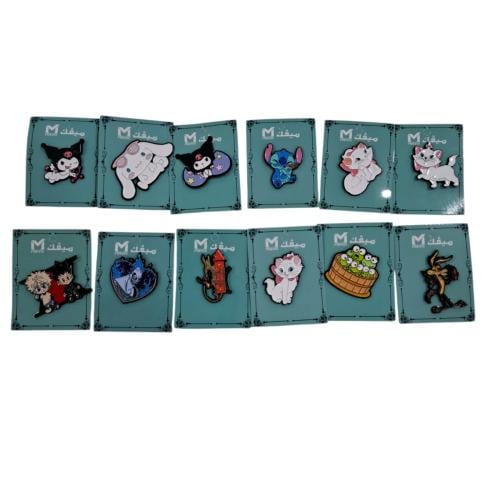 بروش شخصيات متعددة قطعة واحدة