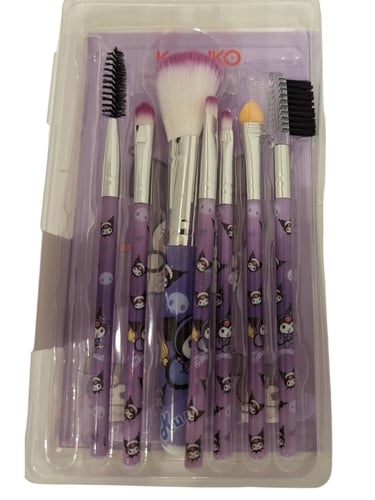 مجموعة فرش مكياج كرومي