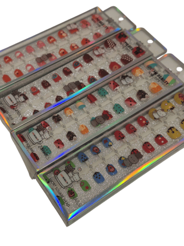 مجموعة اظافر اطفال لاصقة 24حبة