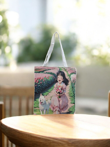 كانفس قماش فتاة الغابة مقاس 34*39سم