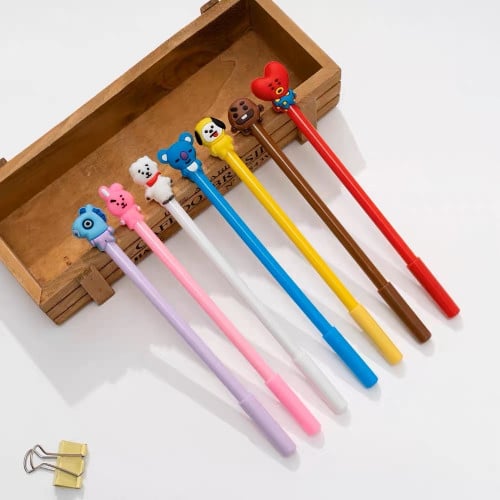 أقلام شخصيات BTS قطعة واحدة