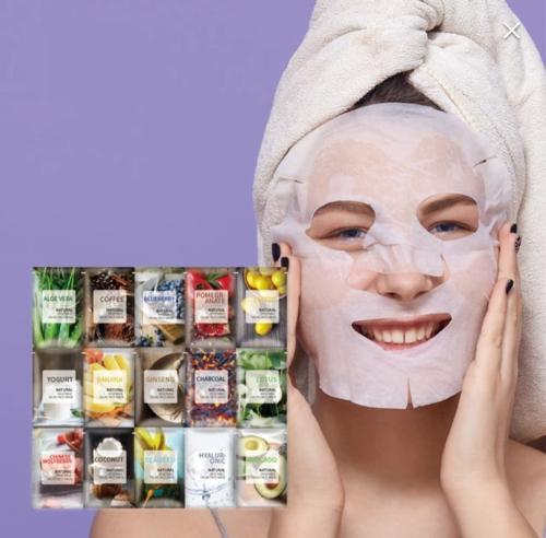 قناع الوجه بالفواكه من ميفك قطعة واحدة