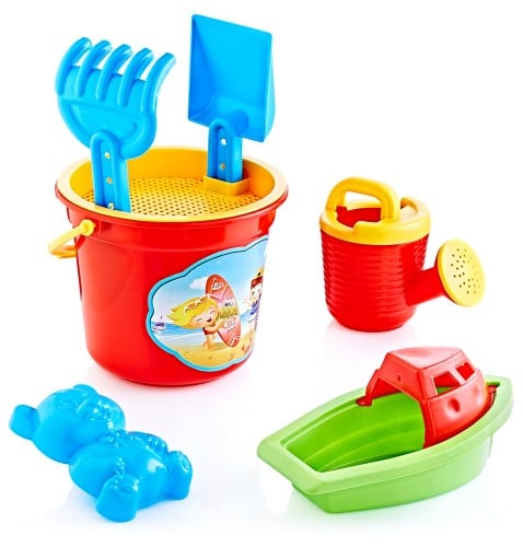 دلو الشاطئ الصغير مع ملحقات كاملة