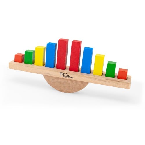 لعبة توازن خشبية ملونة