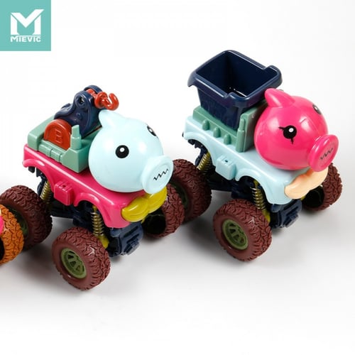 سيارة صغيرة تعمل بالسحب للخلف قطعه واحدة