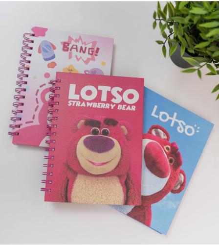 دفتر سلك الدب لوتسو قطعة واحدة 72ورقة