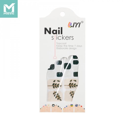 أظافر أقدام لاصقة و متعددة اللون