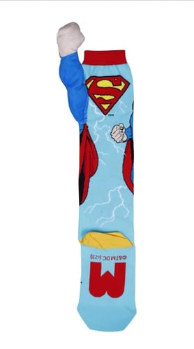 جوارب طويلة سوبر مان