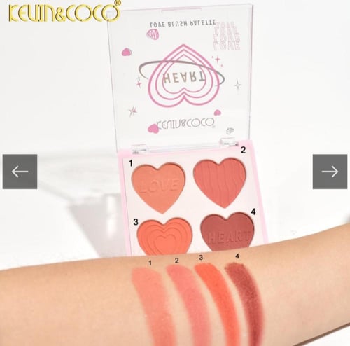 باليت احمر خدود 4لون