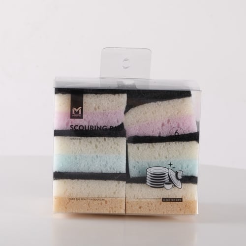 اسفنج للتنظيف 6 قطع