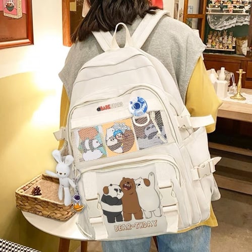 حقيبة ظهر مدرسية الدببة الثلاثة